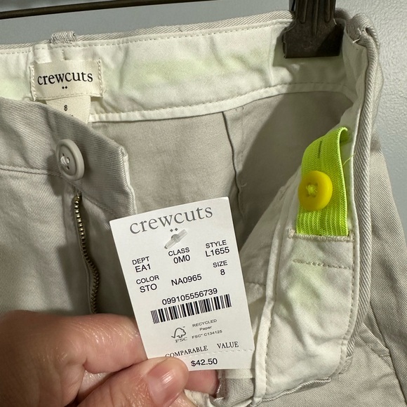 Crewcuts Khaki Shorts Size 8 - Picture 3 of 3